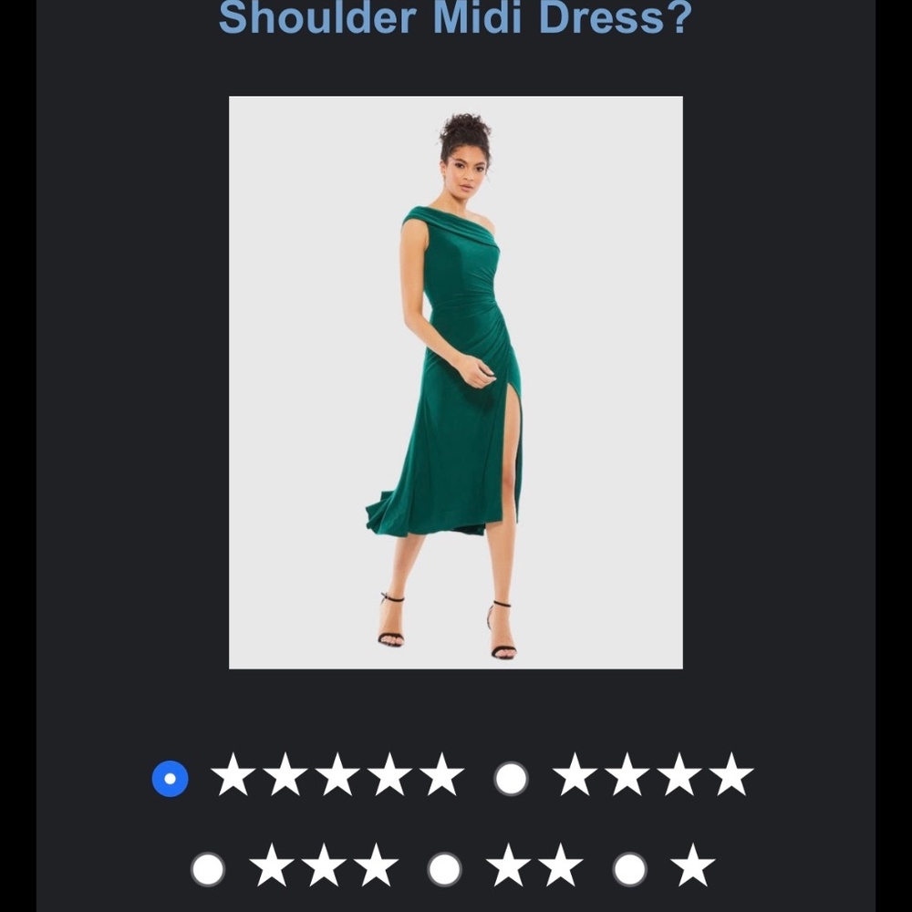 Dark Green Ruched Off-The-Shoulder Midi Dress